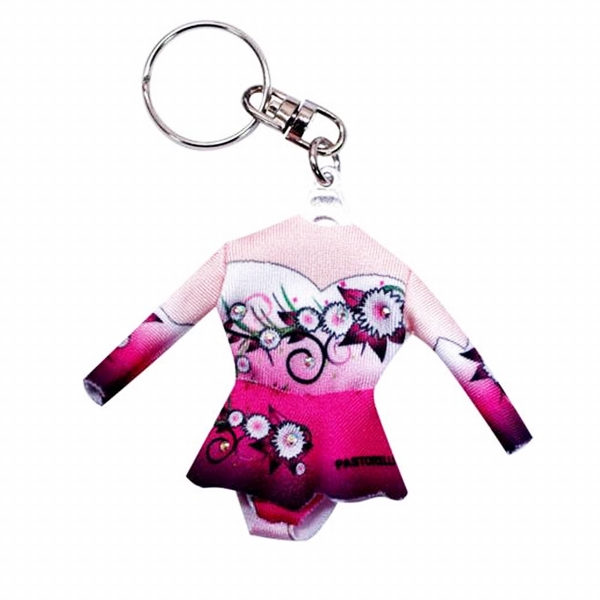 Fob for keys Pastorelli Cuore Margherite Rosa-Fuxia Art. 01635