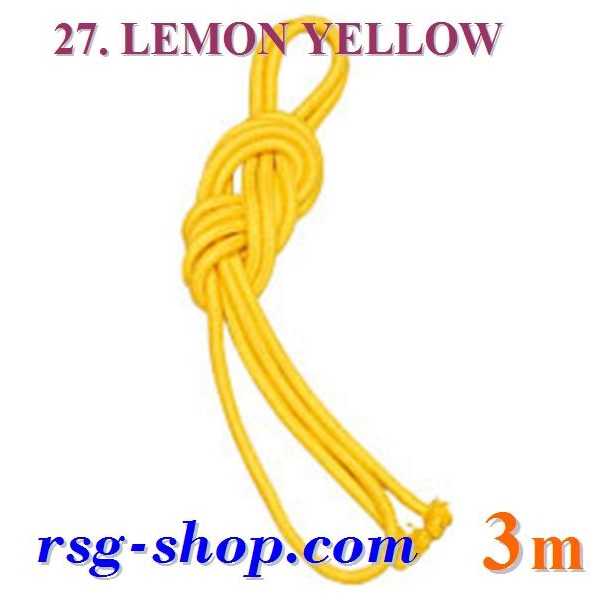 Скакалка Chacott 3 m FIG цв. Lemon Yellow Art. 30227